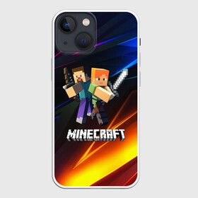 Чехол для iPhone 13 mini с принтом MINECRAFT в Новосибирске,  |  | craft | creeper | dungeon | dungeons | earth | game | logo | mine | minecraft | mobile | online | дунгеонс | земля | зомби | игра | крипер | лого | майкрафт | майнкрафт | мобайл | онлайн | подземелье | подземелья