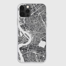 Чехол для iPhone 12 Pro Max с принтом генплан в Новосибирске, Силикон |  | architecture | general plan 
architect | архитектор | архитектура | генплан | знание