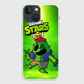 Чехол для iPhone 13 mini с принтом Спайк brawl stars Spike в Новосибирске,  |  | brawl | brawl stars | brawlstars | brawl_stars | jessie | spike | бравл | бравлстарс | спайк