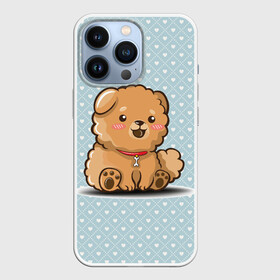 Чехол для iPhone 13 Pro с принтом милый песик в Новосибирске,  |  | cute | dog | doggy | арт | животные | картинка | милая | милый | пес | песик | псина | пушистик | рисунок | собака | собачка