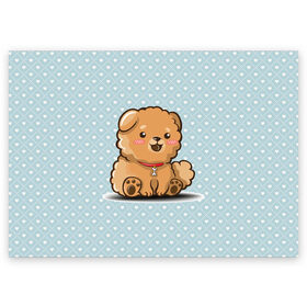 Поздравительная открытка с принтом милый песик в Новосибирске, 100% бумага | плотность бумаги 280 г/м2, матовая, на обратной стороне линовка и место для марки
 | cute | dog | doggy | арт | животные | картинка | милая | милый | пес | песик | псина | пушистик | рисунок | собака | собачка