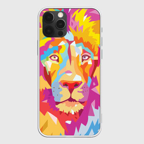 Чехол для iPhone 12 Pro Max с принтом Акварельный лев в Новосибирске, Силикон |  | арт | грива | деко | жедтая | животные | закат | зверей | золото | кошка | лев | лето | львенок | неоновая | очки | пляж | прайд | разноцветная | солнце | тигр | узоры | царь | яркие