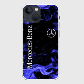 Чехол для iPhone 13 mini с принтом MERCEDES в Новосибирске,  |  | mercedes | авто | автомобиль | логотип | марка | машина | мерин | мерс | мерседес | надпись | огонь | текстура