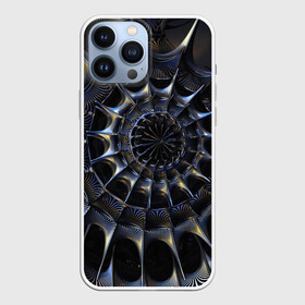 Чехол для iPhone 13 Pro Max с принтом DARK в Новосибирске,  |  | abstract | abstraction | color | fractal | geometry | paitnt | psy | rdtktr | абстракция | геометрия | краски | неоновые | психоделика | фрактал