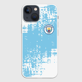 Чехол для iPhone 13 mini с принтом MANCHESTER CITY. в Новосибирске,  |  | fc | football | football club | manchester city fc | sport | английский футбольный клуб | манчестер | манчестер сити | спорт | спортивный клуб | уефа | униформа | фирменные цвета | фк | футбол | футбольный клуб