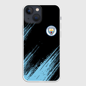 Чехол для iPhone 13 mini с принтом MANCHESTER CITY. в Новосибирске,  |  | fc | football | football club | manchester city fc | sport | английский футбольный клуб | манчестер | манчестер сити | спорт | спортивный клуб | уефа | униформа | фирменные цвета | фк | футбол | футбольный клуб