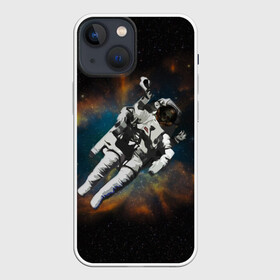 Чехол для iPhone 13 mini с принтом Космонавт в космосе в Новосибирске,  |  | cosmonavt | galaxy | nasa | nebula | space | star | абстракция | астронавт | вселенная | галактика | звезда | звезды | космический | космонавт | наса | планеты | скафандр