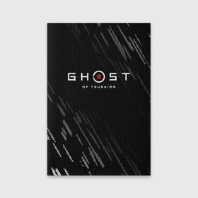 Обложка для паспорта матовая кожа с принтом Ghost of Tsushim в Новосибирске, натуральная матовая кожа | размер 19,3 х 13,7 см; прозрачные пластиковые крепления | Тематика изображения на принте: ghost of tsushim | бой | монголы | открытый мир | экшен