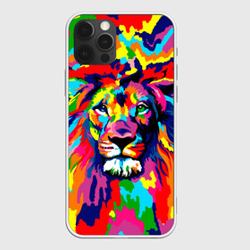 Чехол для iPhone 12 Pro Max с принтом Лев Artistic Art в Новосибирске, Силикон |  | Тематика изображения на принте: king | lion | neon | африка | голова | граффити | грива | дикий | животные | зверь | зодиак | картина | король | краски | красочный | лев | львенок | львиное | львица | неон | неоновые | радуга | радужный | рисунок