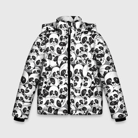 Зимняя куртка для мальчиков 3D с принтом ПАНДОЧКИ в Новосибирске, ткань верха — 100% полиэстер; подклад — 100% полиэстер, утеплитель — 100% полиэстер | длина ниже бедра, удлиненная спинка, воротник стойка и отстегивающийся капюшон. Есть боковые карманы с листочкой на кнопках, утяжки по низу изделия и внутренний карман на молнии. 

Предусмотрены светоотражающий принт на спинке, радужный светоотражающий элемент на пуллере молнии и на резинке для утяжки | Тематика изображения на принте: девушкам | детская | детям | женская | животные | медведи | медведь | медвежата | медвежатки | милота | милый | мишка | мишки | панда | пандочки | панды | паттерн