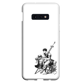 Чехол для Samsung S10E с принтом Berserk в Новосибирске, Силикон | Область печати: задняя сторона чехла, без боковых панелей | Тематика изображения на принте: berserk | берсерк | гатс | манга | меч | чёрный мечник