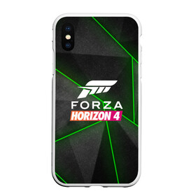 Чехол для iPhone XS Max матовый с принтом Forza Horizon 4 Hi-tech в Новосибирске, Силикон | Область печати: задняя сторона чехла, без боковых панелей | 4 | forza | gamer | games | horizon | racing | ultimate | гонки | форза