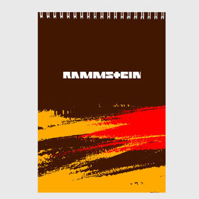 Скетчбук с принтом RAMMSTEIN / РАМШТАЙН в Новосибирске, 100% бумага
 | 48 листов, плотность листов — 100 г/м2, плотность картонной обложки — 250 г/м2. Листы скреплены сверху удобной пружинной спиралью | Тематика изображения на принте: hfvinfqy | lindeman | lindemann | logo | metal | music | rammstein | ramstein | rock | til | till | группа | концерт | концерты | кфььыеушт | линдеман | линдеманн | лого | логотип | логотипы | метал | музыка | раммштайн | рамштайн | рок | символ