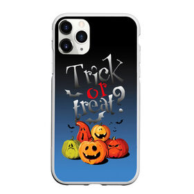Чехол для iPhone 11 Pro Max матовый с принтом Кошелёк или жизнь в Новосибирске, Силикон |  | bat | halloween | jaw | pumpkin | smile | летучая мышь | пасть | тыква | улыбка | хэллоуин