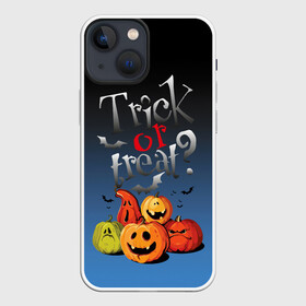 Чехол для iPhone 13 mini с принтом Кошелёк или жизнь в Новосибирске,  |  | bat | halloween | jaw | pumpkin | smile | летучая мышь | пасть | тыква | улыбка | хэллоуин