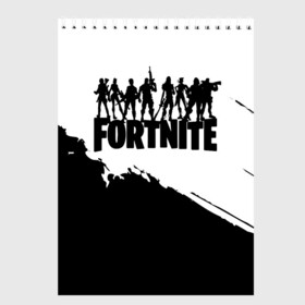 Скетчбук с принтом Fortnite в Новосибирске, 100% бумага
 | 48 листов, плотность листов — 100 г/м2, плотность картонной обложки — 250 г/м2. Листы скреплены сверху удобной пружинной спиралью | battle | kills | royale | save | season | the | twitch | world | битва | борьба | зомби | королевская | оружие | скины | стратегия | фортнайт