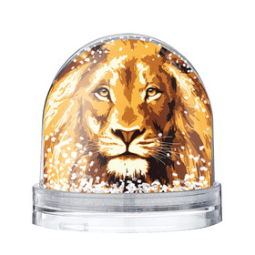 Снежный шар с принтом Взгляд льва в Новосибирске, Пластик | Изображение внутри шара печатается на глянцевой фотобумаге с двух сторон | арт | грива | деко | жедтая | животные | закат | зверей | золото | кошка | лев | лето | львенок | неоновая | очки | пляж | прайд | разноцветная | солнце | тигр | узоры | царь | яркие