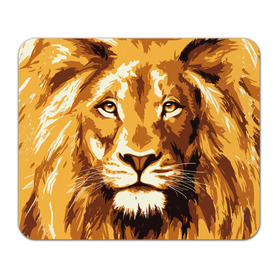 Коврик для мышки прямоугольный с принтом Взгляд льва в Новосибирске, натуральный каучук | размер 230 х 185 мм; запечатка лицевой стороны | Тематика изображения на принте: арт | грива | деко | жедтая | животные | закат | зверей | золото | кошка | лев | лето | львенок | неоновая | очки | пляж | прайд | разноцветная | солнце | тигр | узоры | царь | яркие