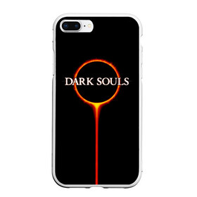 Чехол для iPhone 7Plus/8 Plus матовый с принтом Dark Souls в Новосибирске, Силикон | Область печати: задняя сторона чехла, без боковых панелей | Тематика изображения на принте: black sun | bonfire | dark souls | dark souls 3 | dark souls logo | ds 3 | game | souls | sun | you died | дарк соулз | дарк соулс | дарк соулс лого | дс 3 | затмение | игра | солнечное затмение | солнце | темная душа | темные души | черное