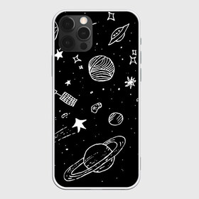 Чехол для iPhone 12 Pro Max с принтом Cosmos в Новосибирске, Силикон |  | comet | cosmos | moon | planet | satellite | saturn | space | star | weightlessness | звезда | комета | космос | луна | невесомость | планета | сатурн | спутник