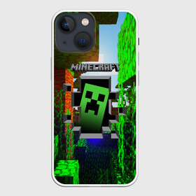 Чехол для iPhone 13 mini с принтом MINECRAFT   МАЙНКРАФТ в Новосибирске,  |  | craft | creeper | dungeon | dungeons | earth | game | logo | mine | minecraft | minecraft dungeons | mobile | online | дунгеонс | земля | зомби | игра | крипер | лого | майкрафт | майнкрафт | онлайн | подземелье