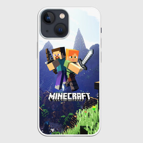 Чехол для iPhone 13 mini с принтом MINECRAFT   МАЙНКРАФТ в Новосибирске,  |  | craft | creeper | dungeon | dungeons | earth | game | logo | mine | minecraft | minecraft dungeons | mobile | online | дунгеонс | земля | зомби | игра | крипер | лого | майкрафт | майнкрафт | онлайн | подземелье