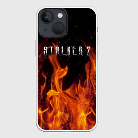 Чехол для iPhone 13 mini с принтом СТАЛКЕР 2 в Новосибирске,  |  | 35mm | s.t.a.l.k.e.r | snork | stalker | игра | мутант | пейзаж | припять | радиация | сталкер | сталкер 2 | сталкер2 | чернобыль