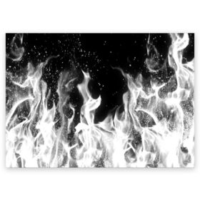 Поздравительная открытка с принтом ЧЕРНО БЕЛЫЙ ОГОНЬ в Новосибирске, 100% бумага | плотность бумаги 280 г/м2, матовая, на обратной стороне линовка и место для марки
 | Тематика изображения на принте: fire | в огне | взрыв | огненный | огонь | пожар | текстура