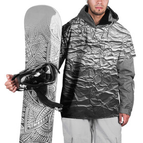 Накидка на куртку 3D с принтом Фольга в Новосибирске, 100% полиэстер |  | Тематика изображения на принте: защита от вышек | фольга