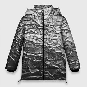 Женская зимняя куртка 3D с принтом TRDCov5G фольга защита от вышек в Новосибирске, верх — 100% полиэстер; подкладка — 100% полиэстер; утеплитель — 100% полиэстер | длина ниже бедра, силуэт Оверсайз. Есть воротник-стойка, отстегивающийся капюшон и ветрозащитная планка. 

Боковые карманы с листочкой на кнопках и внутренний карман на молнии | защита от вышек | фольга