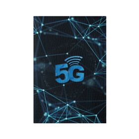 Обложка для паспорта матовая кожа с принтом 5G Network в Новосибирске, натуральная матовая кожа | размер 19,3 х 13,7 см; прозрачные пластиковые крепления | 4g | 5g | 5g картинки | 5g мемы | 5g рисунок | internet | network | print | speed | плакат | пнг | постер | против 5g