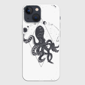 Чехол для iPhone 13 mini с принтом Ктулху | Cthulhu (Z) в Новосибирске,  |  | cthulhu | великий древний | владыка миров | зов ктулху | ктулху | лавкрафта | морское чудовище | чудовище