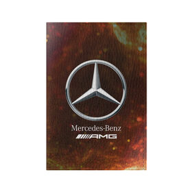 Обложка для паспорта матовая кожа с принтом MERCEDES / МЕРСЕДЕС в Новосибирске, натуральная матовая кожа | размер 19,3 х 13,7 см; прозрачные пластиковые крепления | amg | auto | bens | benz | logo | merc | mercedes | mercedes benz | mersedes | moto | star | vthctltc | авто | амг | бенц | звезда | класс | лого | логотип | мерин | мерс | мерседес | мерседес бенц | мото | символ | символы | ьуксувуы