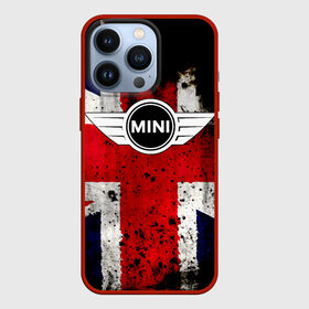 Чехол для iPhone 13 Pro с принтом Mini Cooper в Новосибирске,  |  | Тематика изображения на принте: bmw | mini | mini cooper | авто | англия | бмв | британия | великобритания | машина | мини | мини купер | тачка
