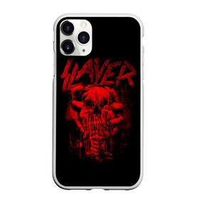 Чехол для iPhone 11 Pro Max матовый с принтом Slayer в Новосибирске, Силикон |  | kerry king | musical group | repentless | slayer | tom araya | метал | том арайа | трэш