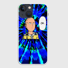 Чехол для iPhone 13 mini с принтом САЙТАМА в Новосибирске,  |  | anime | okay | one punch man | аниме | ван панч мен | ванпанчмен | ок