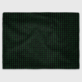 Плед 3D с принтом Бинарный код в Новосибирске, 100% полиэстер | закругленные углы, все края обработаны. Ткань не мнется и не растягивается | 1 и 0 | binary | computer | green | matrix | programming | stream | streaming | system | бинарный | буквы | двоичная | двоичный | единицы | зеленые | код | кода | компьютерный | матрица | нули | поток | программирование | символы