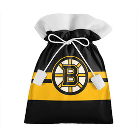 Подарочный 3D мешок с принтом BOSTON BRUINS NHL в Новосибирске, 100% полиэстер | Размер: 29*39 см | black | boston | bruins | hockey | ice | logo | nhl | sport | usa | бостон | брюинз | логотип | нхл | спорт | хоккей