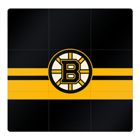 Магнитный плакат 3Х3 с принтом BOSTON BRUINS NHL в Новосибирске, Полимерный материал с магнитным слоем | 9 деталей размером 9*9 см | Тематика изображения на принте: black | boston | bruins | hockey | ice | logo | nhl | sport | usa | бостон | брюинз | логотип | нхл | спорт | хоккей