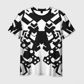 Мужская футболка 3D с принтом ВОЕННЫЙ в Новосибирске, 100% полиэфир | прямой крой, круглый вырез горловины, длина до линии бедер | будущее | военные | военный | геометрия | киберпанк | механизмы | милитари | техника | фантастика