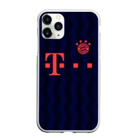 Чехол для iPhone 11 Pro Max матовый с принтом FC Bayern Munchen Форма в Новосибирске, Силикон |  | Тематика изображения на принте: 