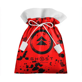 Подарочный 3D мешок с принтом GHOST OF TSUSHIMA в Новосибирске, 100% полиэстер | Размер: 29*39 см | game | games | ghost | ghost of tsushima | japan | logo | samurai | symbol | tsushima | игра | игры | лого | логотипы | призрак | призрак цусимы | самураи | самурай | символ | символы | цусимы | япония | японская | японские | японский