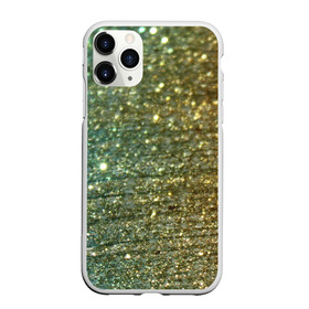 Чехол для iPhone 11 Pro Max матовый с принтом Бирюзовый блеск в Новосибирске, Силикон |  | Тематика изображения на принте: бирюзовый | блеск | блестящая пыль | зелёный | стразы
