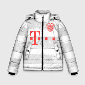 Зимняя куртка для мальчиков 3D с принтом FC Bayern Munchen в Новосибирске, ткань верха — 100% полиэстер; подклад — 100% полиэстер, утеплитель — 100% полиэстер | длина ниже бедра, удлиненная спинка, воротник стойка и отстегивающийся капюшон. Есть боковые карманы с листочкой на кнопках, утяжки по низу изделия и внутренний карман на молнии. 

Предусмотрены светоотражающий принт на спинке, радужный светоотражающий элемент на пуллере молнии и на резинке для утяжки | bayern | bayern amateure | bayern munchen | champions league | fc bayern munchen | germany | munchen | бавария | германия | левандовски | лига чемпионов | мюнхен | рибери | роббен