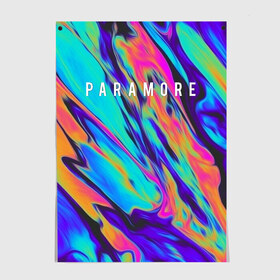 Постер с принтом PARAMORE в Новосибирске, 100% бумага
 | бумага, плотность 150 мг. Матовая, но за счет высокого коэффициента гладкости имеет небольшой блеск и дает на свету блики, но в отличии от глянцевой бумаги не покрыта лаком | paramore | rock | twilight | парамор | рок | сумерки | хейли уильямс