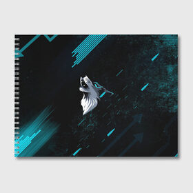 Альбом для рисования с принтом Sky Wolf в Новосибирске, 100% бумага
 | матовая бумага, плотность 200 мг. | Тематика изображения на принте: auf | wolf | арт | ауф | вокл | лого