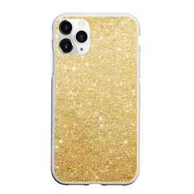 Чехол для iPhone 11 Pro матовый с принтом Золотой песок в Новосибирске, Силикон |  | Тематика изображения на принте: блеск | блёстки | золото | песок | розовое золото | розовый | сияние | стразы