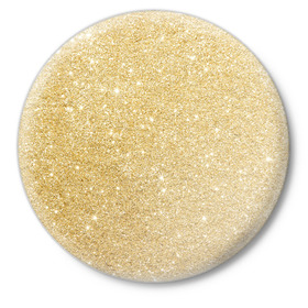 Значок с принтом Золотой песок в Новосибирске,  металл | круглая форма, металлическая застежка в виде булавки | блеск | блёстки | золото | песок | розовое золото | розовый | сияние | стразы