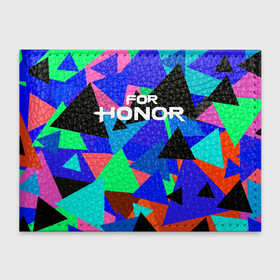 Обложка для студенческого билета с принтом FOR HONOR в Новосибирске, натуральная кожа | Размер: 11*8 см; Печать на всей внешней стороне | Тематика изображения на принте: for honor | game | за честь | игра | онор | фор хонор