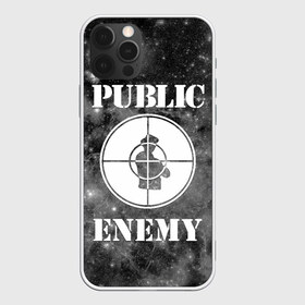 Чехол для iPhone 12 Pro Max с принтом PUBLIC ENEMY в Новосибирске, Силикон |  | public enemy | rap | музыка | паблик энеми | рэп